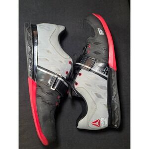 Reebok CrossFit Lifter 2.0 Mens Weightlifting Shoes Black Grey Red  Size 10‎